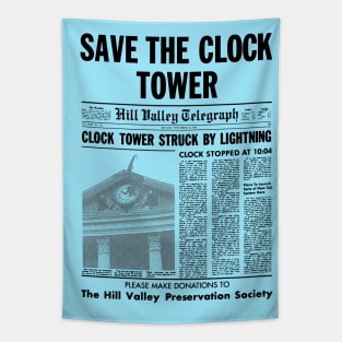 Save the clock tower Tapestry