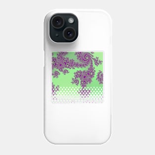 Purple Lace Fractal Art Phone Case