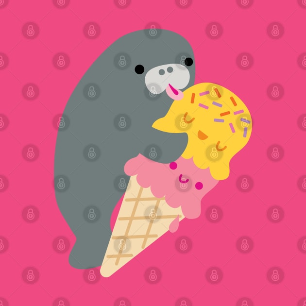 Double-Scoop Manatee by BoredInc