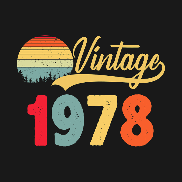 Vintage 1978 by CardRingDesign