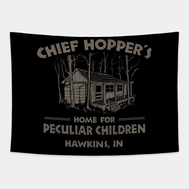 Hoppers Home For Peculiar Children Tapestry by DeepFriedArt