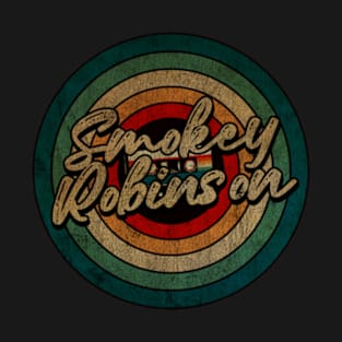 Smokey Robinson -   Vintage Circle kaset T-Shirt