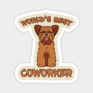 Yorkshire World's Best Coworker WFH Magnet