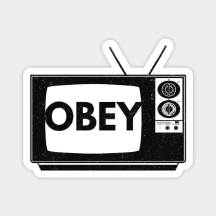 Obey TV (vintage distressed) Magnet