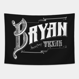 Vintage Bryan, TX Tapestry