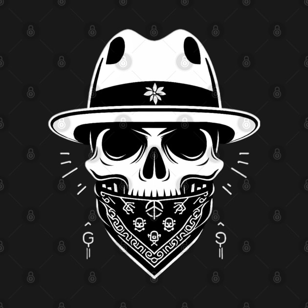 Gangster skull by ADERIUM
