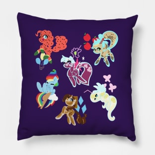 Mane 6 as Food Pillow