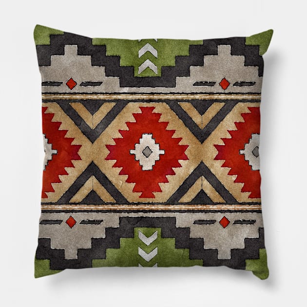 Native America Holiday Pillow by DeniseTA