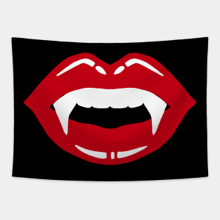 Vampire teeth Tapestry