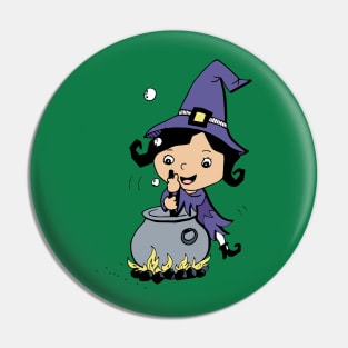 Cooking Witch Pin