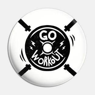 Go Workout Pin