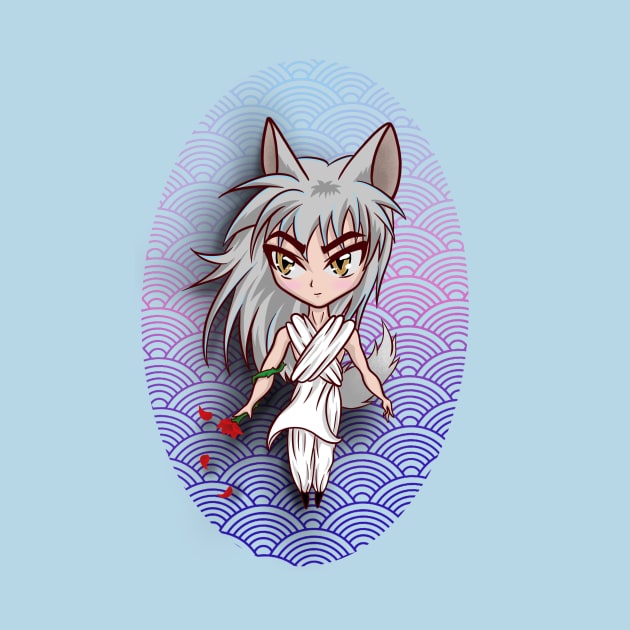 Chibi Kurama fox by The art of Kai