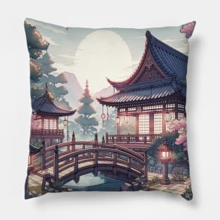 Japanese Garden Pillow