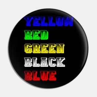 Crazy colours Pin