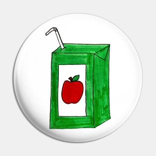 Apple Juice Box Pin