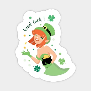 Good luck St Patrik's day Magnet