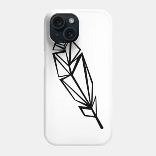 Black Feather Phone Case