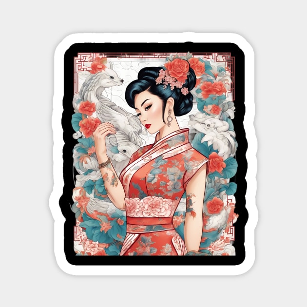 China Doll Magnet by animegirlnft