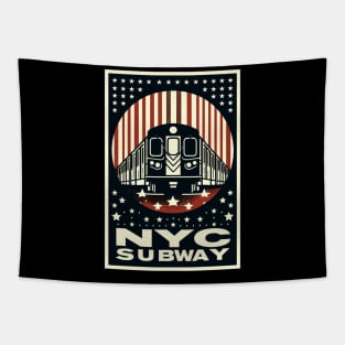 NYC Subway Tapestry