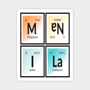 Manila Table of Elements Magnet