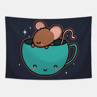 Teacup Mouse Tapestry