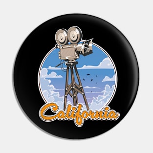 California Travel logo Pin