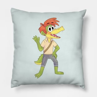 Arlo The Alligator Boy Pillow