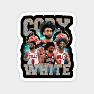 Vintage Coby White Chicago Retro Magnet