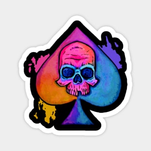 Skull / spade Magnet