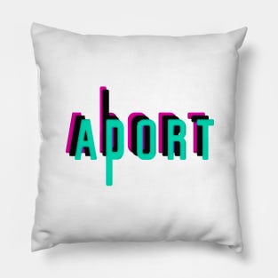 aport/abort Pillow