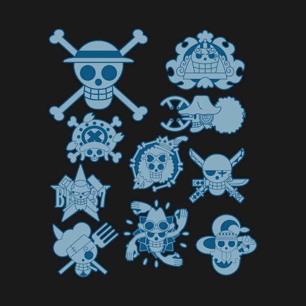 Strawhat Pirates Jolly Roger 9 by onepiecechibiproject