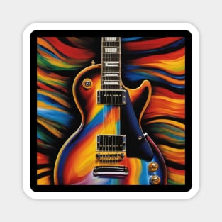 Guitarist - Gibson Style Artistic Electric Guitar Magnet