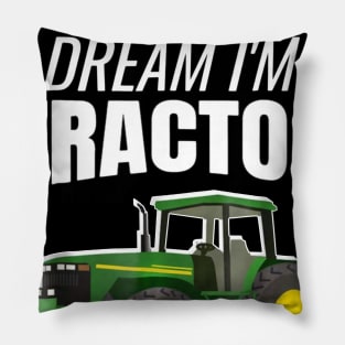 Tractor Enthusiast Snorer Farming Pillow