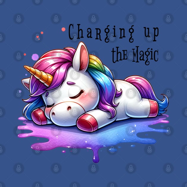 Tired unicorn by Fantasy Vortex