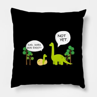 Dinosaur Atheist Pillow