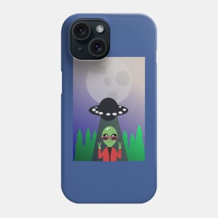 Too Cool For This Planet Funny Alien Phone Case