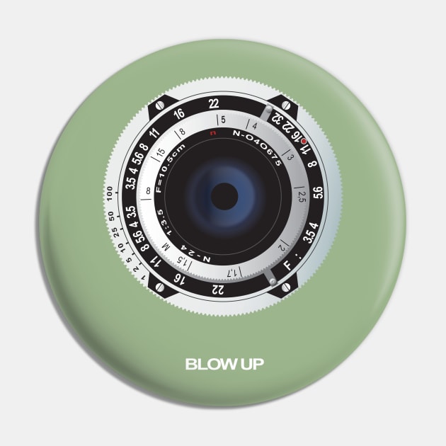 Blow Up - Alternative Movie Poster Pin by MoviePosterBoy