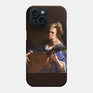 Self-Portrait as A Lute Player by Artemisia Gentileschi Phone Case