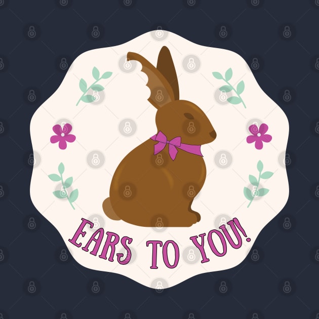 Ears to You Chocolate Easter Bunny by Zennic Designs