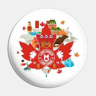 canada day Pin