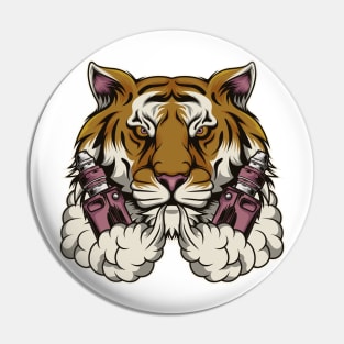 Wild tiger the e cig hunter Pin