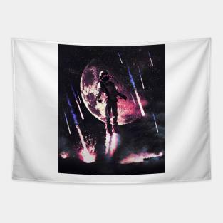 Meteor Shower Apocalypse Tapestry