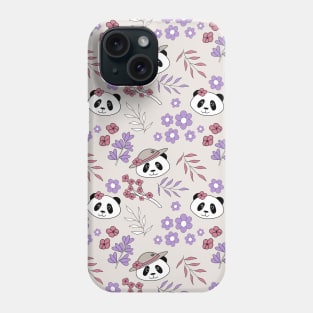 Garden Party Pandas - 1000Pandas by Amanda Roos Phone Case