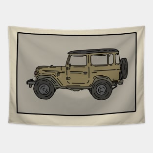 old monster offroad Tapestry