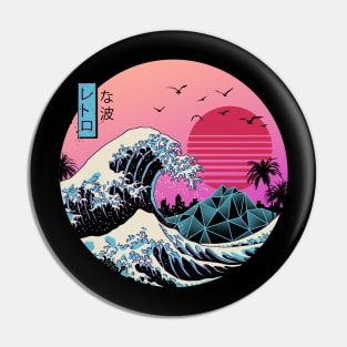 The Great Retro Wave Pin