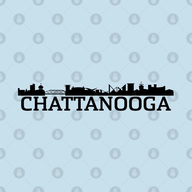 Chattanooga Skyline (for lighter shirts) by SeeScotty