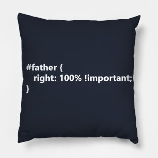 My father is a programmer! Pillow