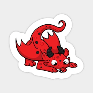 ladybug dragon Magnet