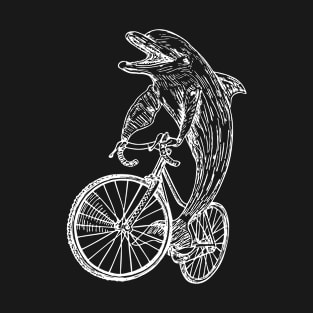 SEEMBO Dolphin Cycling Bicycle Bicycling Riding Biking Bike T-Shirt