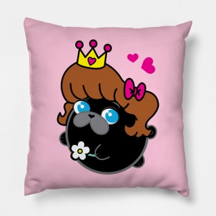 Poopy the Pug Puppy - Mother's Day Pillow